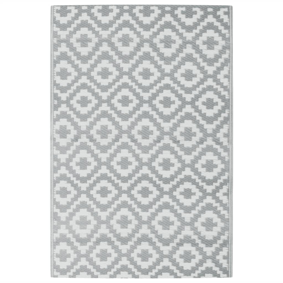 Buitenkleed 120x180 cm PP grijs