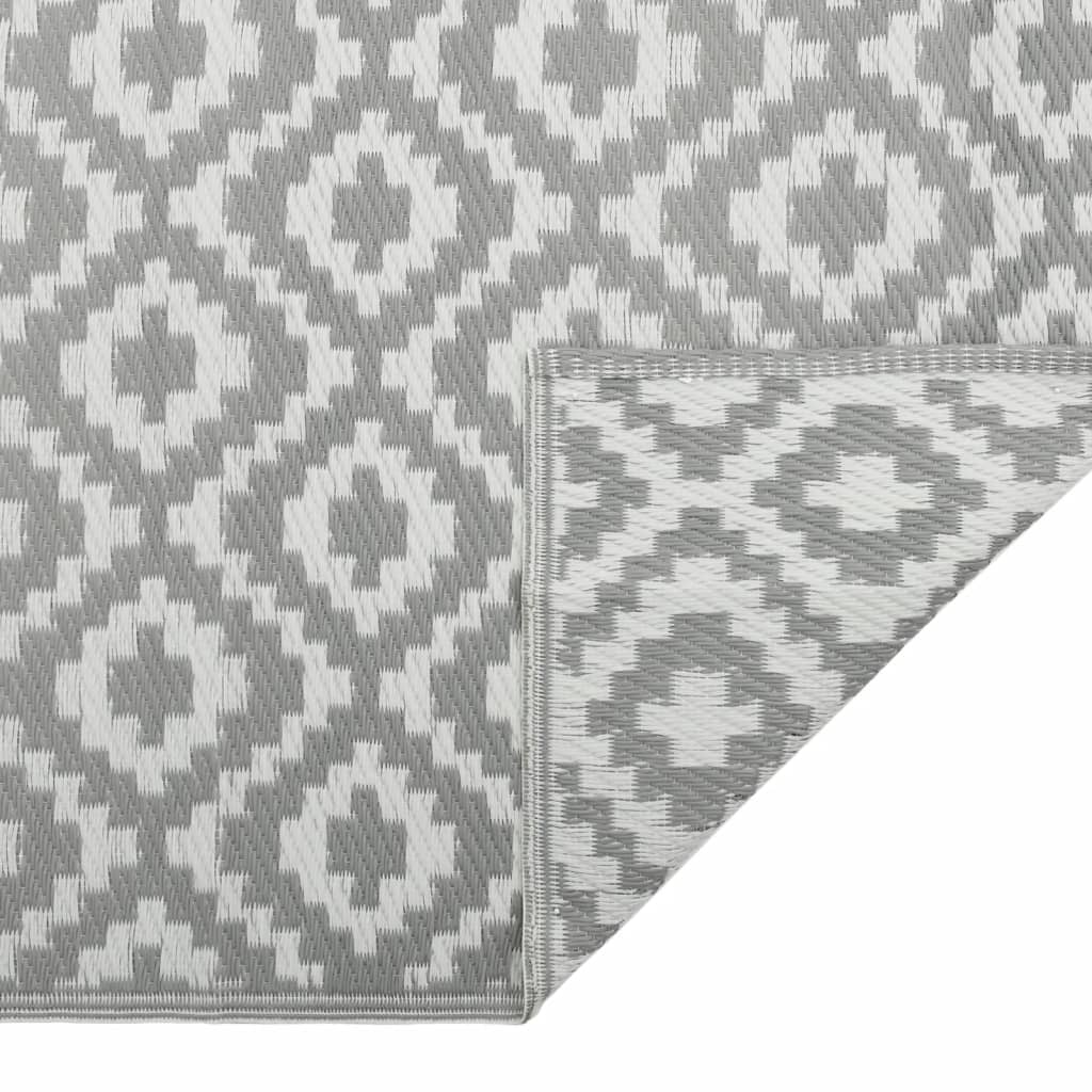 Buitenkleed 120x180 cm PP grijs