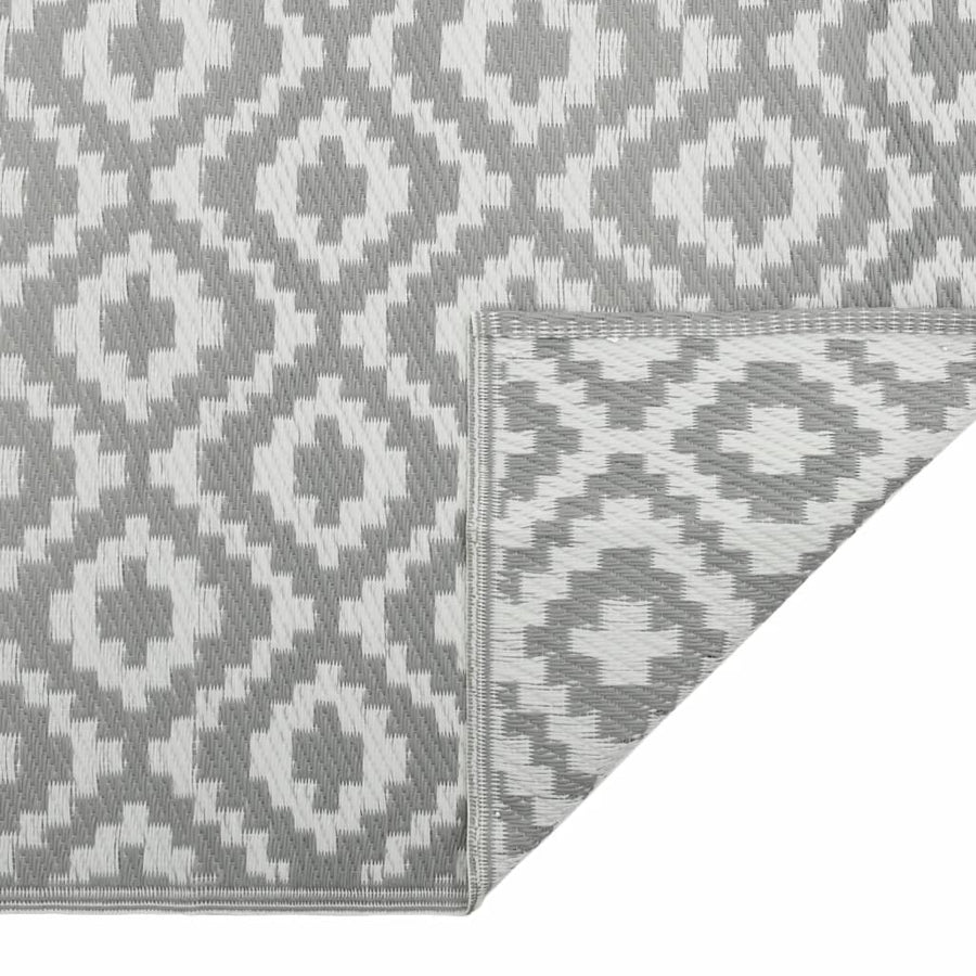 Buitenkleed 120x180 cm PP grijs