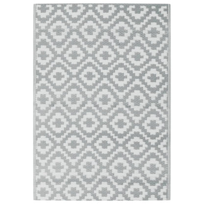 Buitenkleed 160x230 cm PP grijs