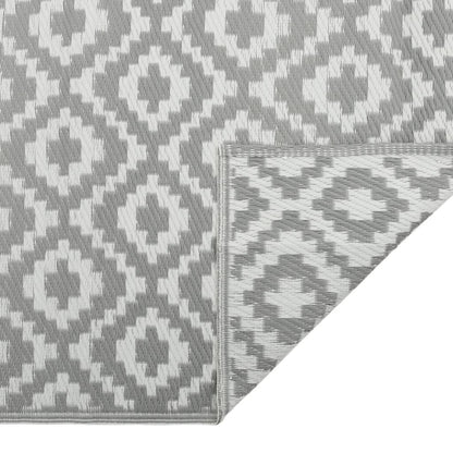 Buitenkleed 160x230 cm PP grijs
