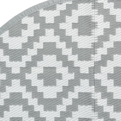 Buitenkleed Ø 200 cm polypropeen grijs