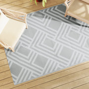 Outdoor rug ARAKIL 140x200 cm PP grey
