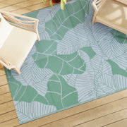 Buitenkleed 160x230 cm groen polypropeen
