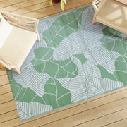 Outdoor rug ARAKIL 140x200 cm polypropylene green