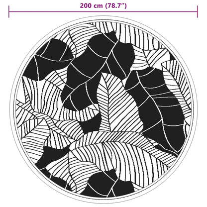 Buitenkleed Ø200 cm polypropeen groen