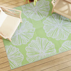 Buitenkleed 160x230 cm groen polypropeen