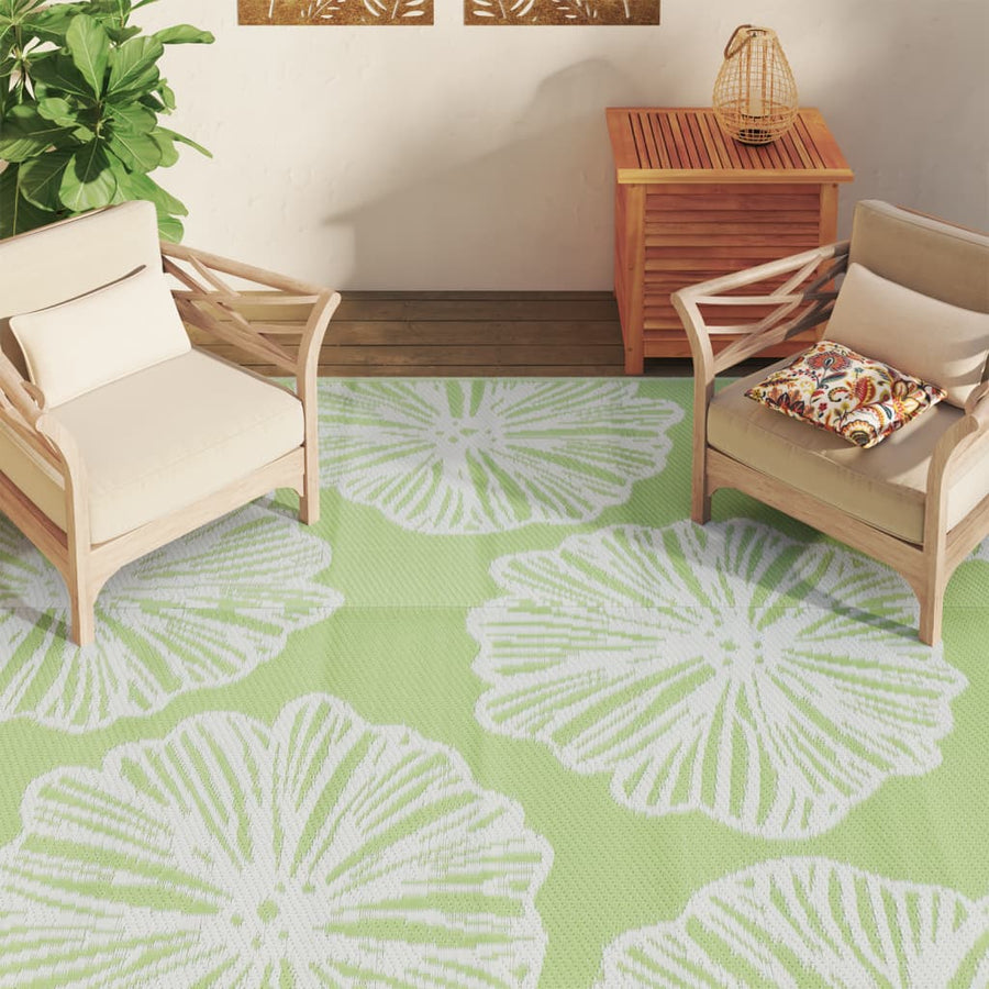 Buitenkleed 190x290 cm polypropeen groen
