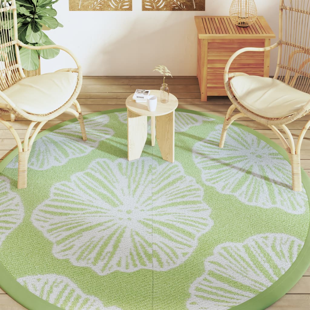 Buitenkleed Ø200 cm polypropeen groen