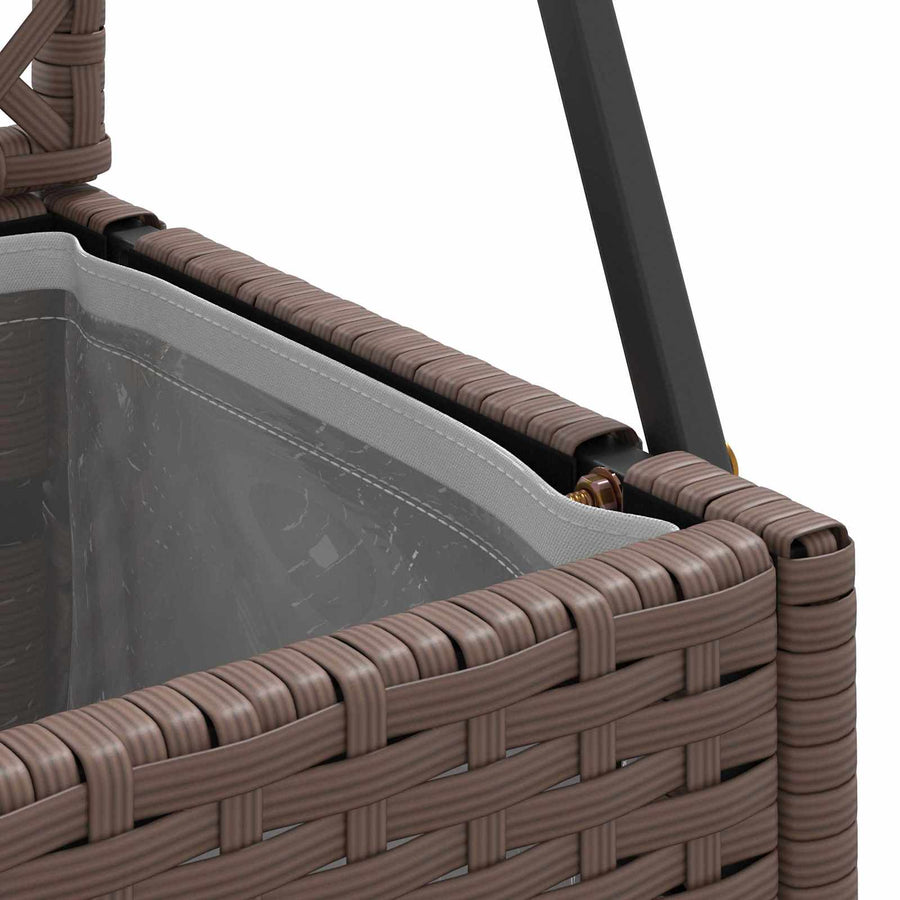 Tuin Trellis Planter Bruin 70 x 30 x 135 cm Metaal