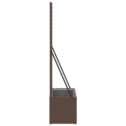 Tuin Trellis Planter Bruin 70 x 30 x 135 cm Metaal