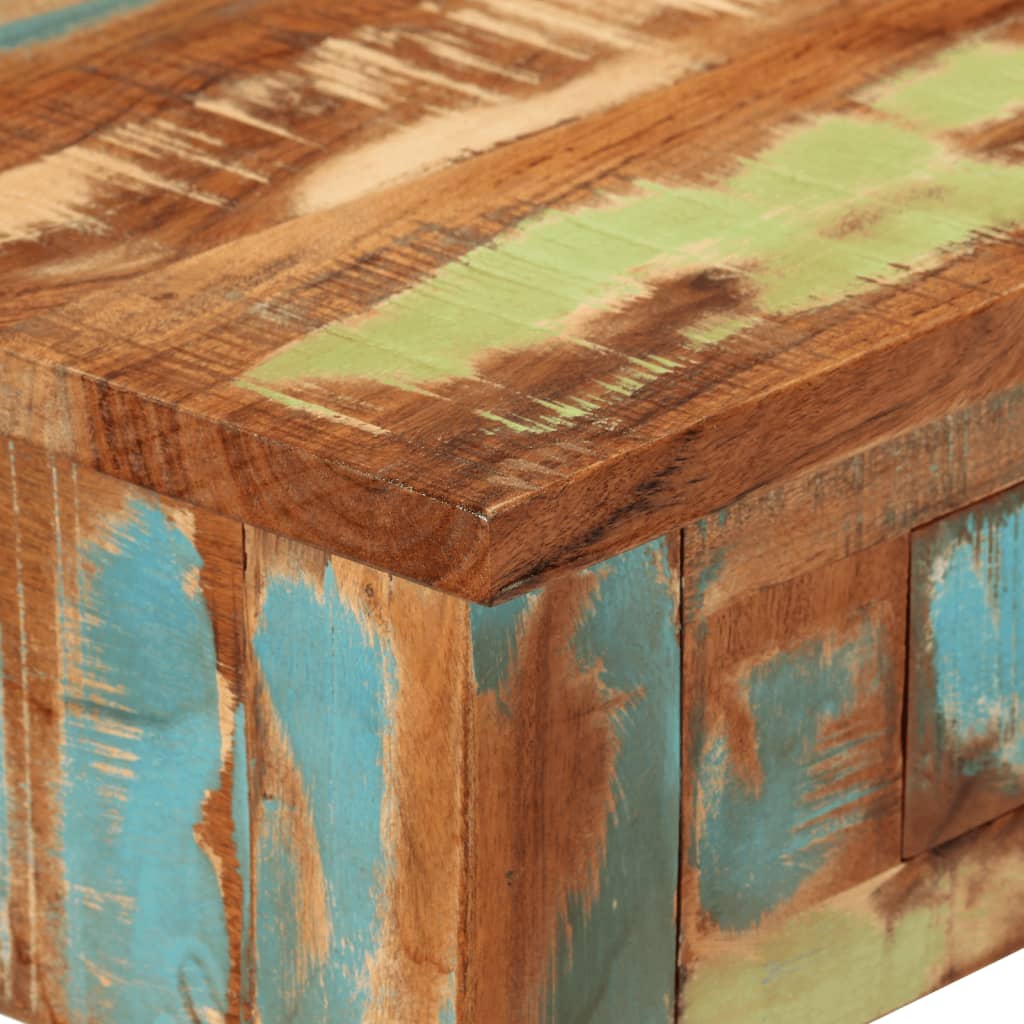 Wandtafel Massief Gerecycled Hout 110 x 30 x 76 cm