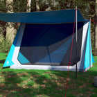 Tent 2-persoons waterdicht blauw 214x125/161x120 cm