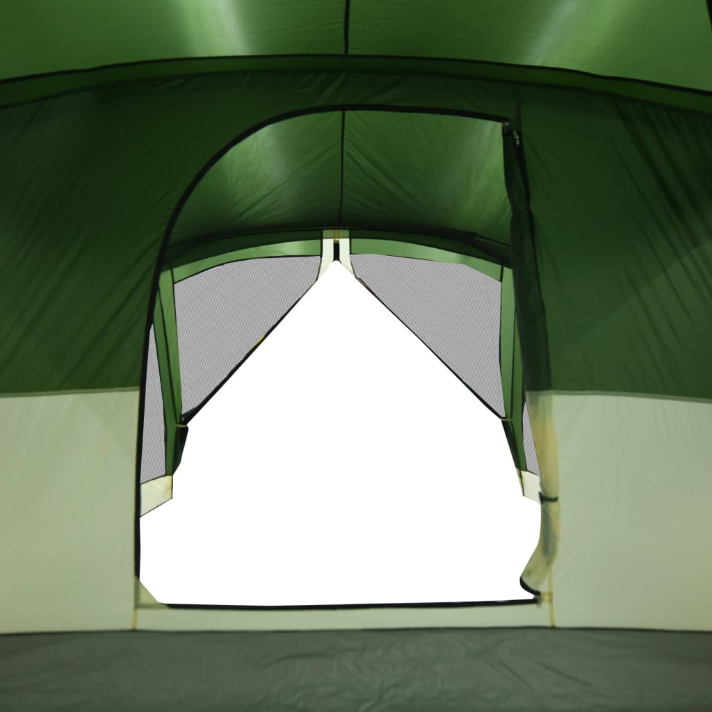 Tent met luifel 4-persoons waterdicht groen