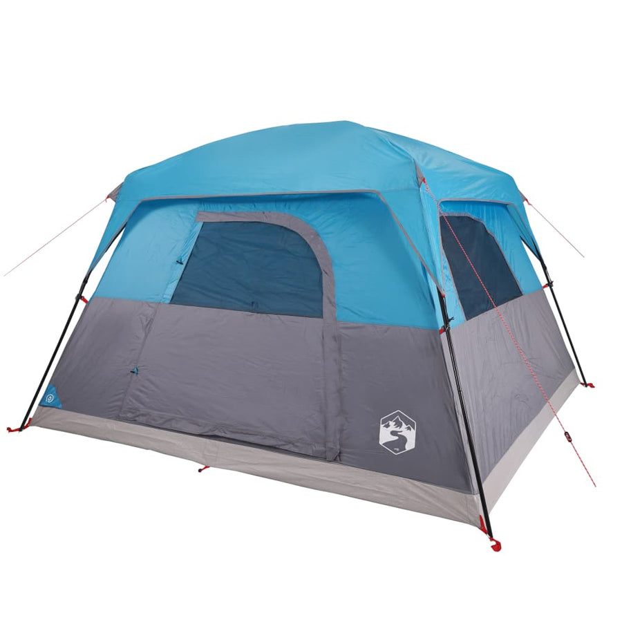 Tent 4-persoons waterdicht blauw
