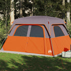 Family tent 6-person waterproof orange