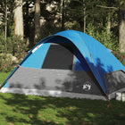 Koepeltent 6 personen 270x210x145 cm blauw