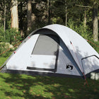 Dome tent 6-person waterproof blackout fabric white