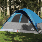 Koepeltent 6-persoons waterdicht blauw 334x273x190 cm