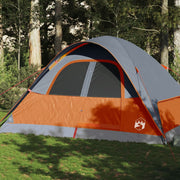 Koepeltent 6-persoons waterdicht oranje 334x273x190 cm