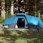 Dome tent for family 11-person waterproof blue