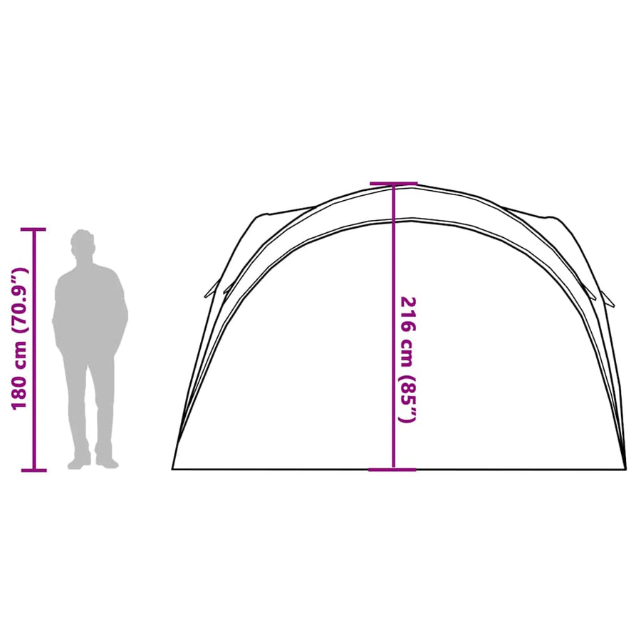 Partytent waterdicht groen