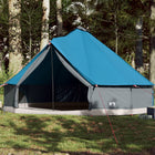 Tipitent 8-persoons 600x600x350 cm waterdicht blauw