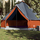 Tipitent 10-persoons 500x500x300 cm waterdicht grijs oranje