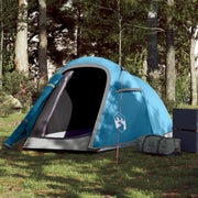 Tunneltent 2-persoons waterdicht blauw 260x130x105 cm