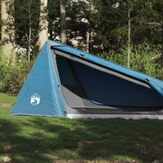 Tunneltent 1-persoons waterdicht blauw 210x100x94 cm
