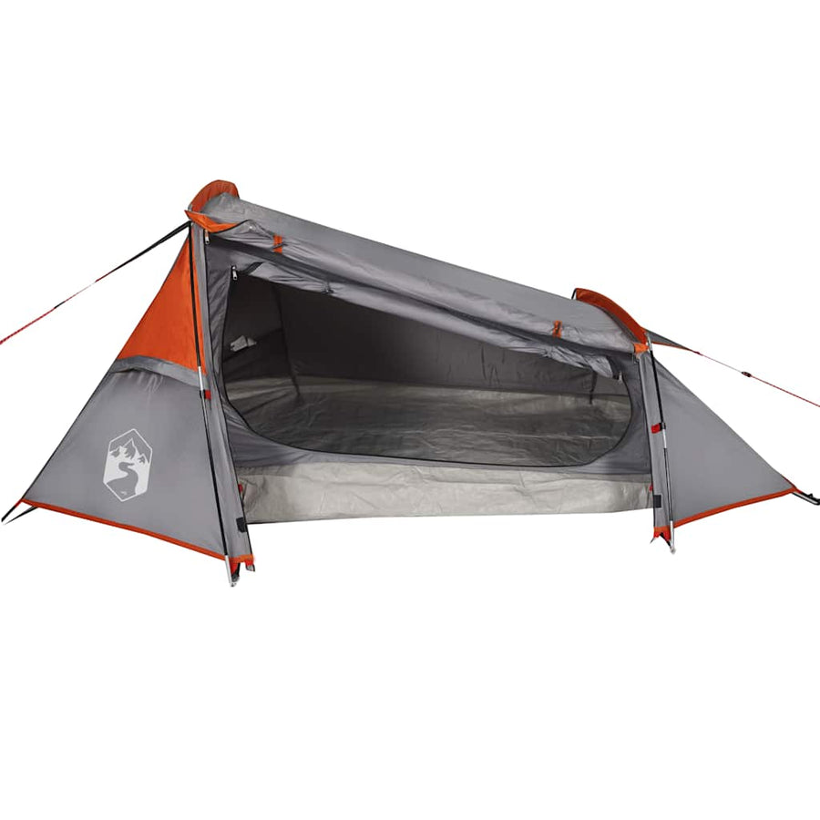 Tunneltent Waterdicht Grijs En Oranje