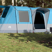 Tunneltent 4 personen waterdicht blauw 580x320x205 cm