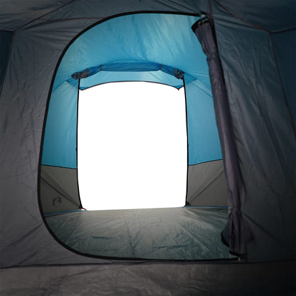 Tunneltent 4-persoons waterdicht blauw