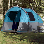 Tunneltent 4-persoons waterdicht blauw 455x265x194 cm