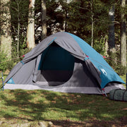 Koepeltent 4-persoons waterdicht blauw 274x213x122 cm