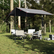 Kampeerluifel 300x294 cm grijs oranje
