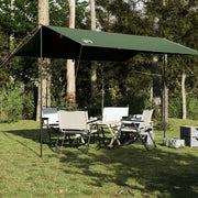 Kampeerluifel 360x294 cm groen waterdicht