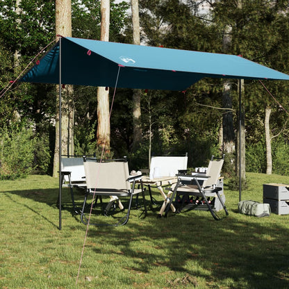 Kampeerluifel waterdicht 360x294 cm blauw