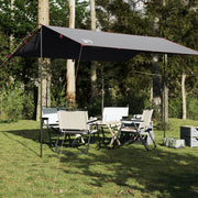Kampeerluifel 360x294 cm grijs oranje