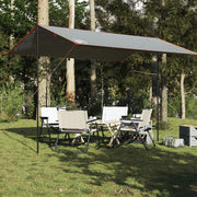 Kampeerluifel 400x294 cm waterdicht grijs oranje