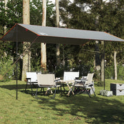 Kampeerluifel 500x294 cm grijs oranje