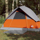 Dome tent 3-person waterproof orange