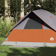 Koepeltent 6-persoons 305x305x183 cm waterdicht oranje