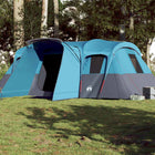 Tunnel tent 16-person waterproof blue