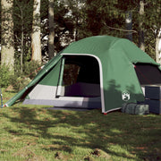 Koepeltent 4-persoons waterdicht groen 290x320x150 cm