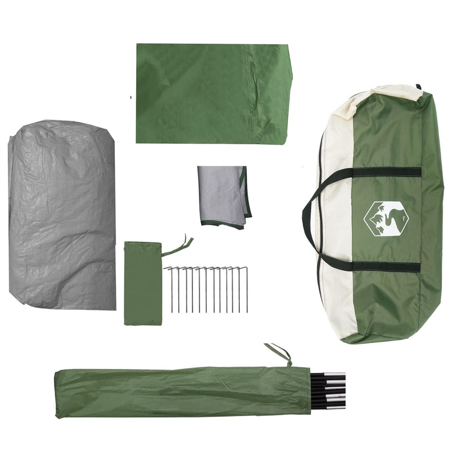 Koepeltent 6-persoons waterdicht groen