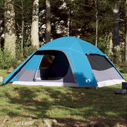 Koepeltent 6-persoons 335x396x178 cm waterdicht blauw