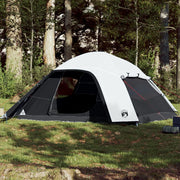Koepeltent 6 persoons 335x396x178 cm verduisterend wit