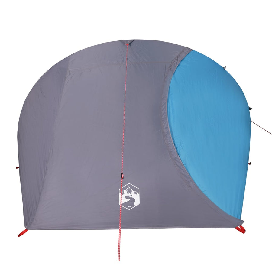 Koepeltent 4-persoons waterdicht blauw