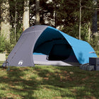 Dome tent 4-person waterproof blue